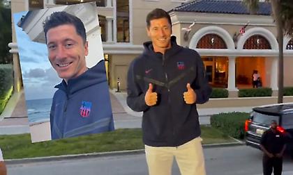 Ο… παροξυσμός των παικτών της Μπαρτσελόνα όταν έφτασε ο Λεβαντόφσκι! (video)