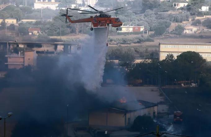 LIVE: Υπό έλεγχο οι πυρκαγιές σε Σαλαμίνα και Λούτσα - Σε ύφεση το μέτωπο στα Μέγαρα