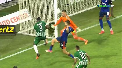 Σώθηκε από το δοκάρι ο Ολυμπιακός!