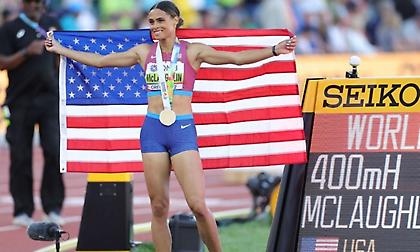 Αδιανόητο παγκόσμιο ρεκόρ της ΜακΛάφλιν στα 400μ. με εμπόδια!