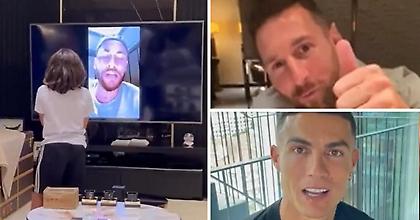 Χουλκ ο… μπαμπάς της χρονιάς: Έβαλε Μέσι, Ρονάλντο και Νεϊμάρ να ευχηθούν στους γιους του