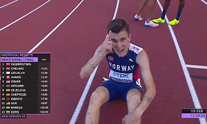 Χρυσός στα 5000μ. ο Ινγκεμπρίτσεν, κορυφαία στα 800μ. η Μου, back to back ο Μαγιέρ στο δέκαθλο