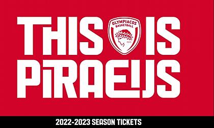 Συνεχίζεται η διάθεση των διαρκείας του μπασκετικού Ολυμπιακού