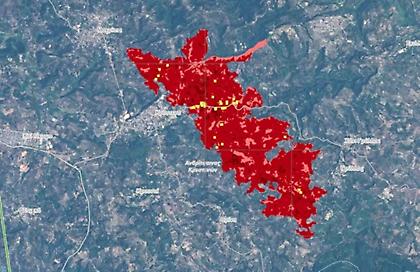 Φωτιά στην Κρέστενα: 7.300 στρέμματα ο καταστροφικός απολογισμός