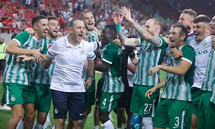 Ξέφρενοι πανηγυρισμοί παικτών και οπαδών της Μακάμπι Χάιφα