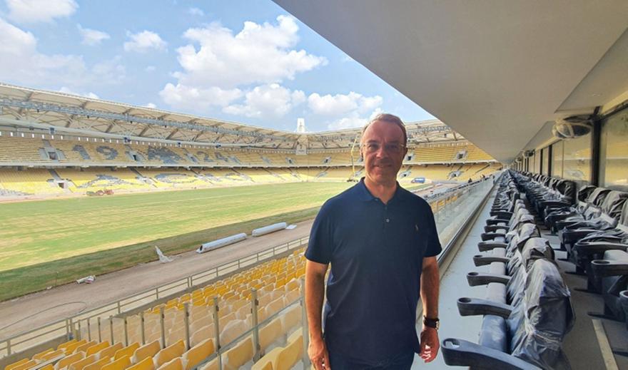 ΑΕΚ: Επισκέφτηκε το γήπεδο ο Χρήστος Σταϊκούρας