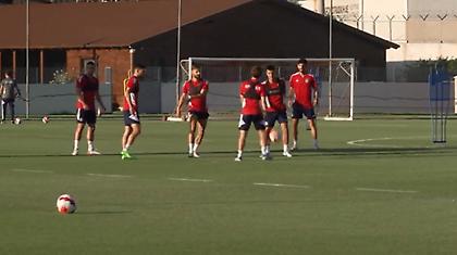 Live streaming: Η προπόνηση του Ολυμπιακού πριν από τη Σλόβαν