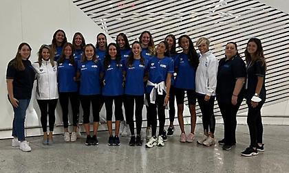 Η αποστολή της καλλιτεχνικής κολύμβησης για το Ευρωπαϊκό υγρού στίβου