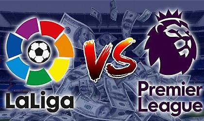 La Liga–Premier League: Ένα δισεκατομμύριο ευρώ διαφορά στις μεταγραφές!