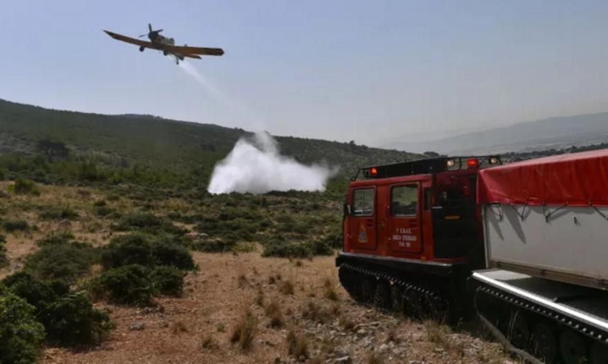 Σέρρες: Οριοθετήθηκε η φωτιά στην Ορεινή