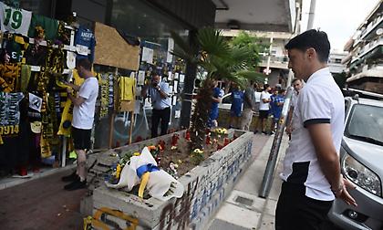 Τίμησε τη μνήμη του Άλκη η Μακάμπι, πήγε στο σημείο της δολοφονίας του