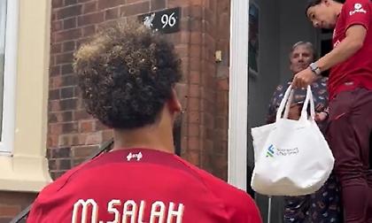 Επική έκπληξη από Τσιμίκα και Σαλάχ σε ηλικιωμένους οπαδούς της Λίβερπουλ