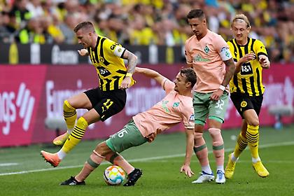 Τρέλα στο Ντόρτμουντ: Τρία γκολ μετά το 89' και «διπλό» για Βέρντερ!