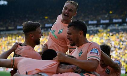 Τα γκολ από το... παλαβό 3-2 της Βέρντερ Βρέμης μέσα στο Ντόρτμουντ