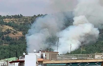 Θεσσαλονίκη: Μάχη για να μην επεκταθεί η φωτιά στο Σέιχ Σου - Δείτε βίντεο