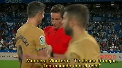 Επική ατάκα διαιτητή σε Λεβαντόφσκι: «Να προσέχεις το ρολόι σου!»