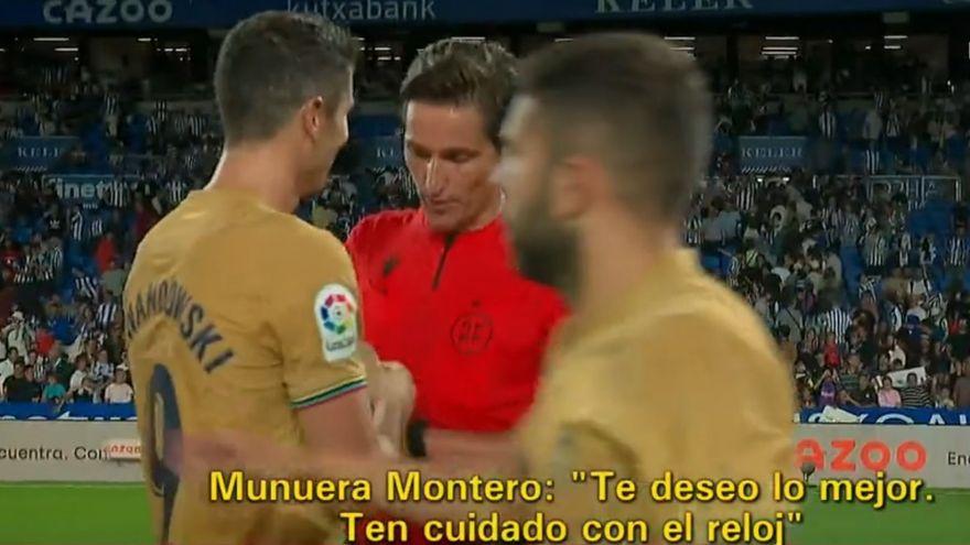 Διαιτητής σε Λεβαντόφσκι: «Να προσέχεις το ρολόι σου!»