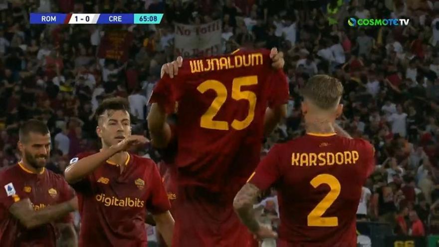 Ρόμα-Κρεμονέζε: Γκολ ο Σμόλινγκ και αφιέρωση σε Βαϊνάλντουμ