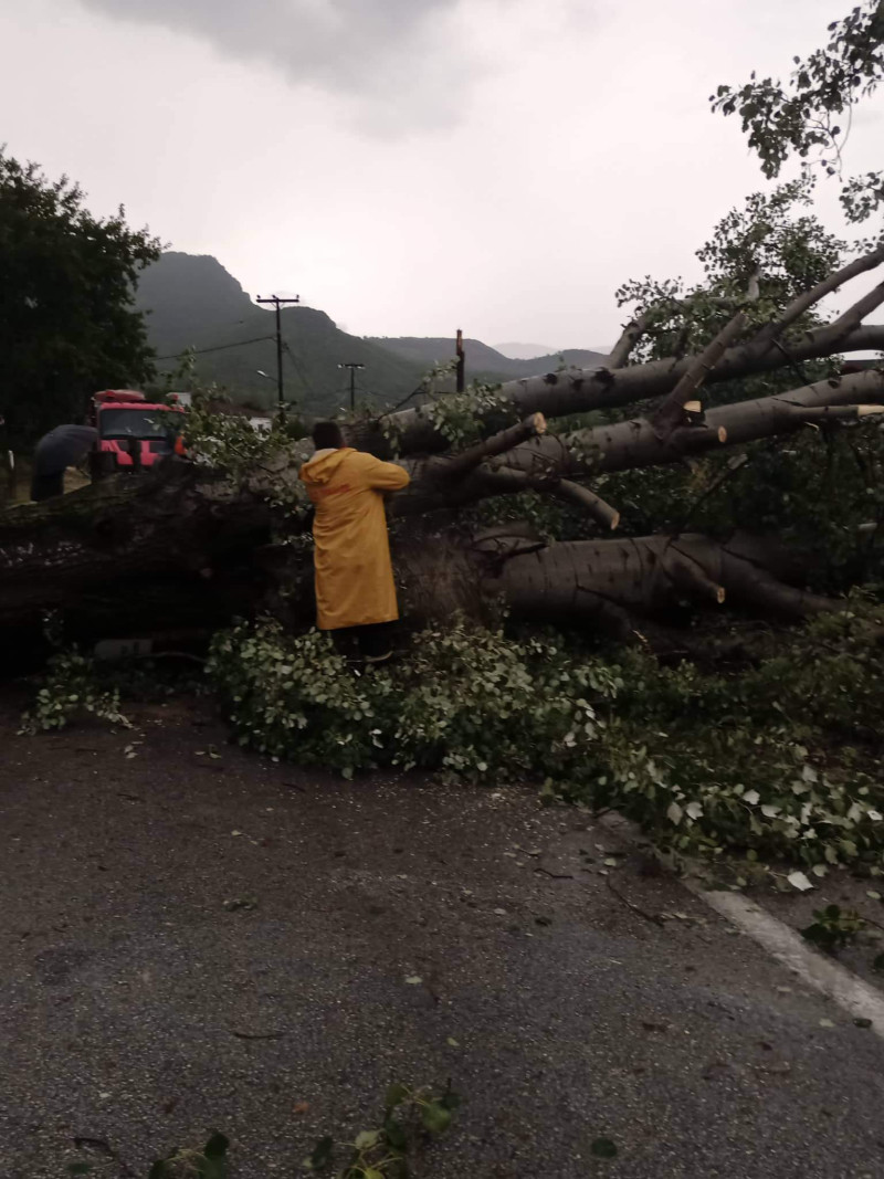 Καλαμπάκα: Βυθίστηκε στο νερό η πόλη