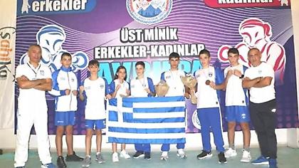 Θρίαμβος μεταλλίων στο πανευρωπαϊκό πρωτάθλημα πυγμαχίας παμπαίδων-κορασίδων στην Τουρκία