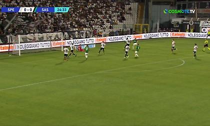Τρομερό σλάλομ και «καπάκια» ασίστ ο Κυριακόπουλος για το 1-0 της Σασουόλο κόντρα στη Σπέτσια!