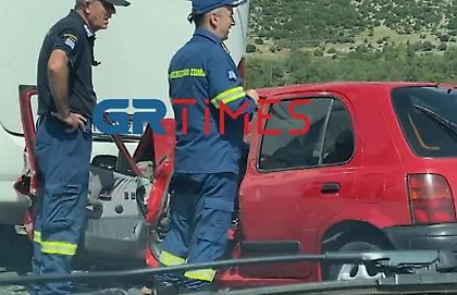 Τραγωδία στην Εγνατία Οδό: Νεκρή 66χρονη οδηγός που έπεσε πάνω σε λεωφορείο