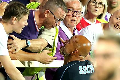 Παραλίγο στα χέρια με οπαδό της Φιορεντίνα ο Σπαλέτι