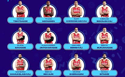 Με Μπιτάντζε και Μαμουκελασβίλι η 12άδα της Γεωργίας