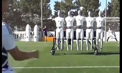 Προπόνηση στα φάουλ με νέα κόλπα στη Ρεάλ Μαδρίτης