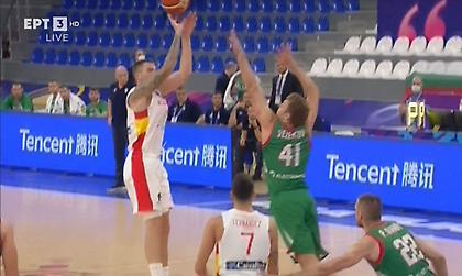 Buzzer beater ημιχρόνου από τον Χουάντσο Ερνανγκόμεθ