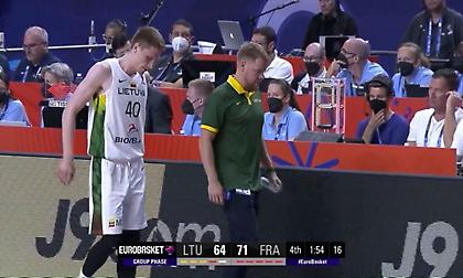 «Πάγωσαν» με Γκριγκόνις στη Λιθουανία, τραυματίστηκε κόντρα στη Γαλλία