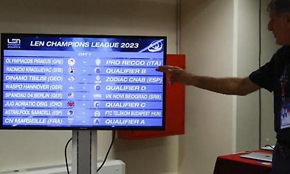 Το πρόγραμμα του Ολυμπιακού στο Τσάμπιονς Λιγκ πόλο ανδρών