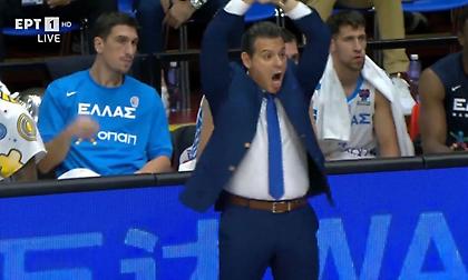 Διαμαρτυρήθηκε για τα συνεχόμενα δυνατά φάουλ των Ουκρανών και δέχθηκε τεχνική ποινή ο Ιτούδης