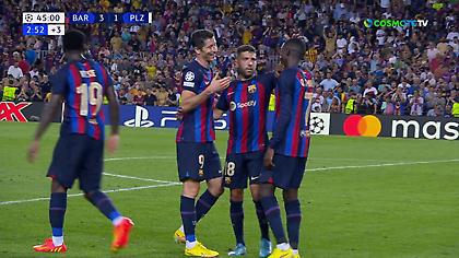 Πέτυχε δεύτερο γκολ ο Λεβαντόφσκι με κεφαλιά ψαράκι