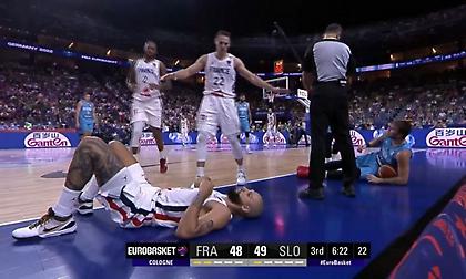 Συγκρούστηκαν και έπεσαν στο παρκέ Ντόντσιτς και Φουρνιέ!