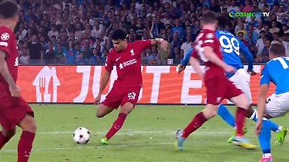 Και τέταρτο γκολ για τη Νάπολι, μείωσε στο δίλεπτο για τη Λίβερπουλ ο Ντίας!