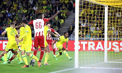 Ισοφάρισε με αυτογκόλ ο Ολυμπιακός!