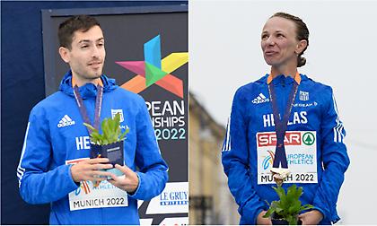 Τεντόγλου και Ντρισμπιώτη κορυφαίοι αθλητές στην Ευρώπη για τον Αύγουστο!