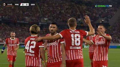 Σούπερ ξεκίνημα για τη Φράιμπουργκ, δύο γκολ σε 15 λεπτά ενάντια στην Καραμπάγκ