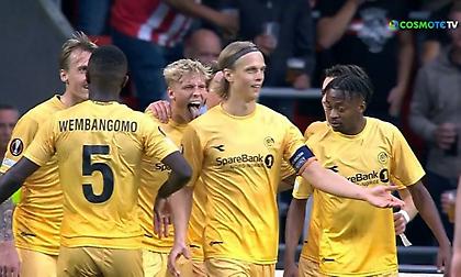 Επική πλασεδάρα από τον Γκρόνμπαεκ και προβάδισμα της Μπόντο/Γκλιμτ στο Αϊντχόφεν