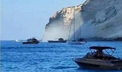 Κατολίσθηση στο ναυάγιο της Ζακύνθου μετά τον σεισμό των 5,4 R