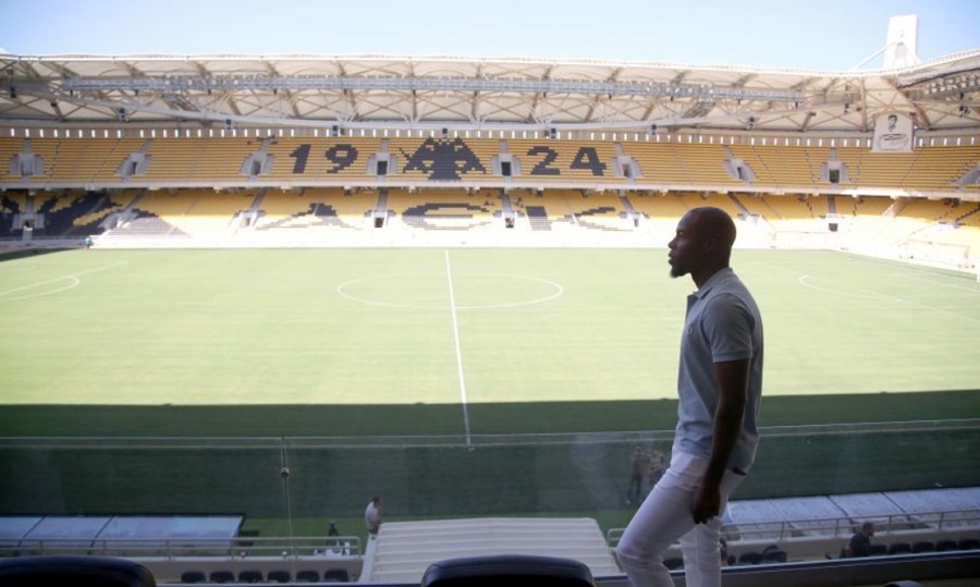 ΑΕΚ: Οι πρώτες εικόνες του Σιντιμπέ με τα κιτρινόμαυρα