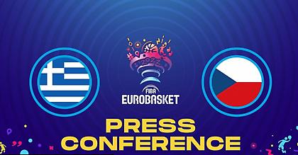 Live Streaming: Η συνέντευξη Τύπου του Ελλάδα-Τσεχία
