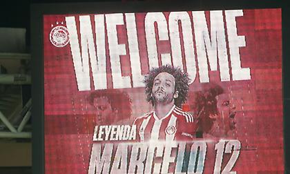 Οι αρχηγοί του Ολυμπιακού καλωσορίζουν τον Μαρσέλο στην ομάδα