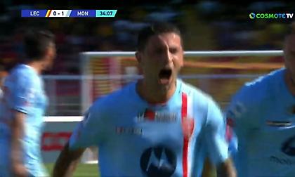 Φοβερό φάουλ του Σένσι και 1-0 η Μόντσα!