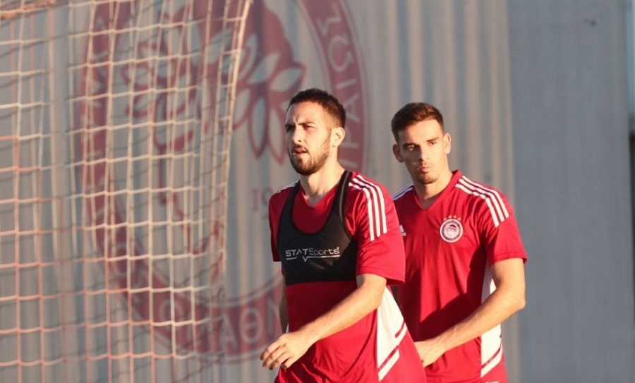 Ολυμπιακός: Εικόνες από την προπόνηση για Φράιμπουργκ