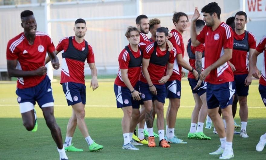 Η τελευταία προπόνηση του Ολυμπιακού ενόψει Φράιμπουργκ