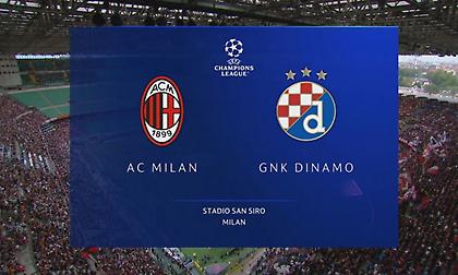 Τα highlights από την «τριάρα» της Μίλαν στην Ντινάμο