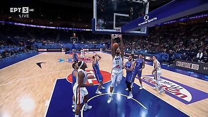 Εντυπωσιακό κάρφωμα από Γκομπέρ μπροστά σε Μέλι-Πολονάρα