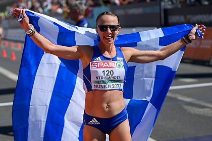 Η δις πρωταθλήτρια Ευρώπης Αντιγόνη Ντρισμπιώτη στο Santorini Experience 2022